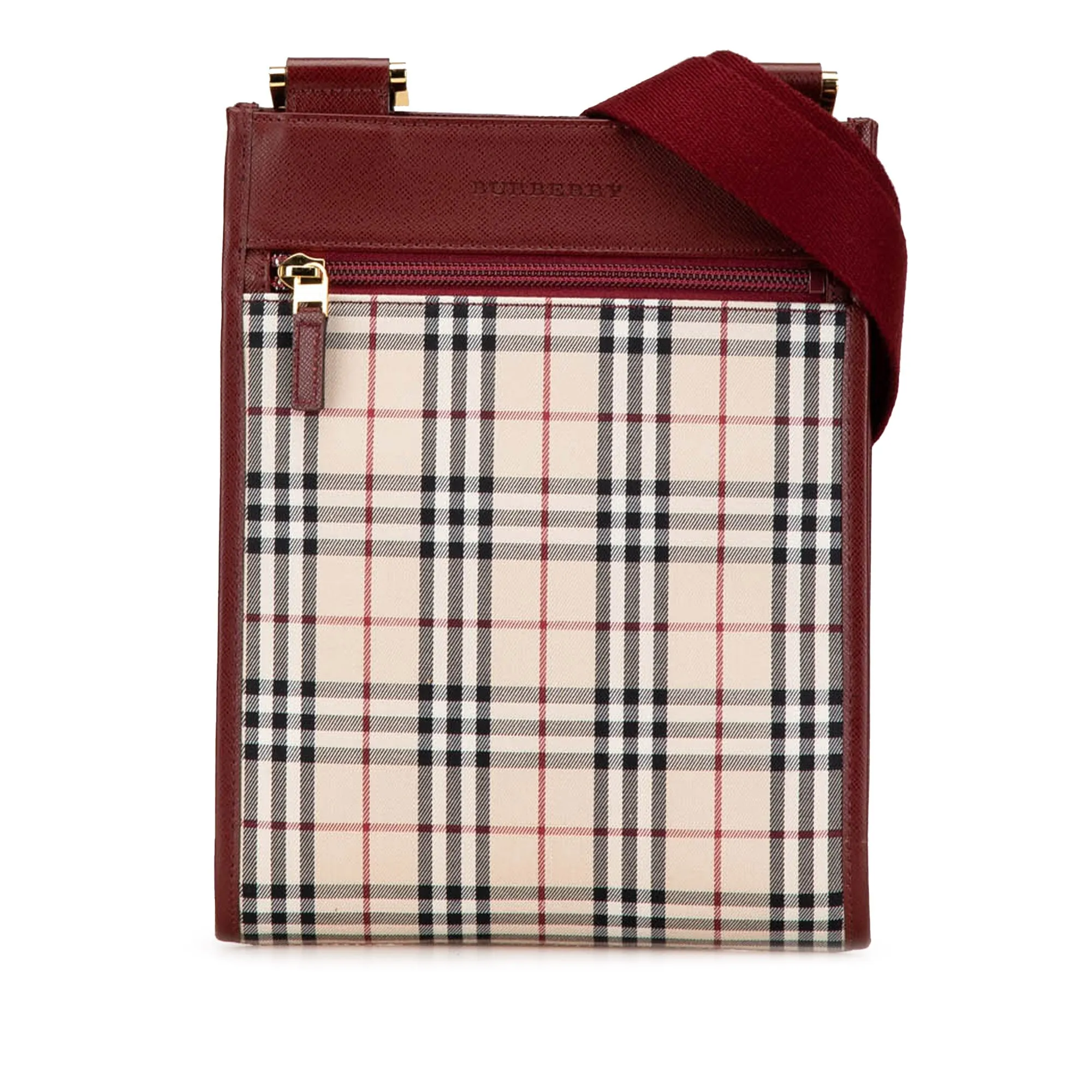 House Check Canvas Crossbody