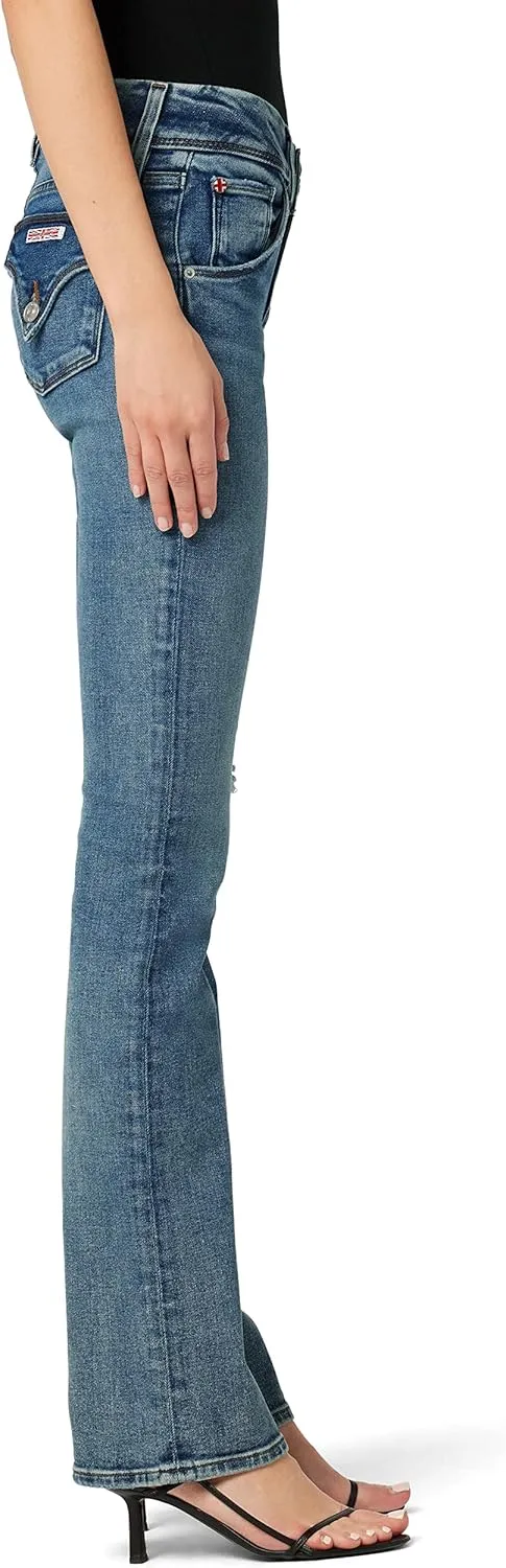 HUDSON Women's Beth Baby Bootcut Jean with Back Flap Pockets