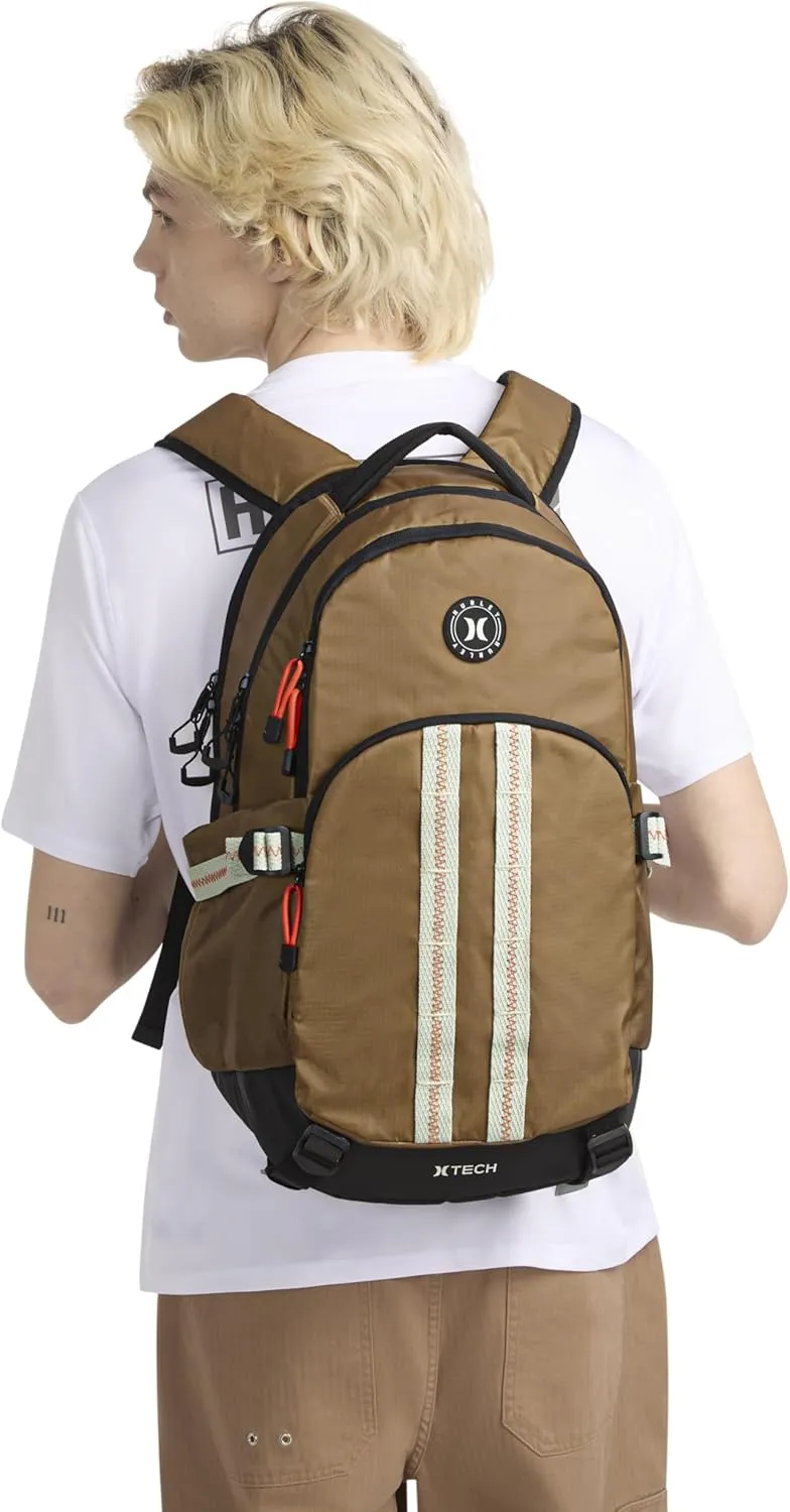 Hurley Men's Commuter Travel Backpack, Golden Doodle, One Size