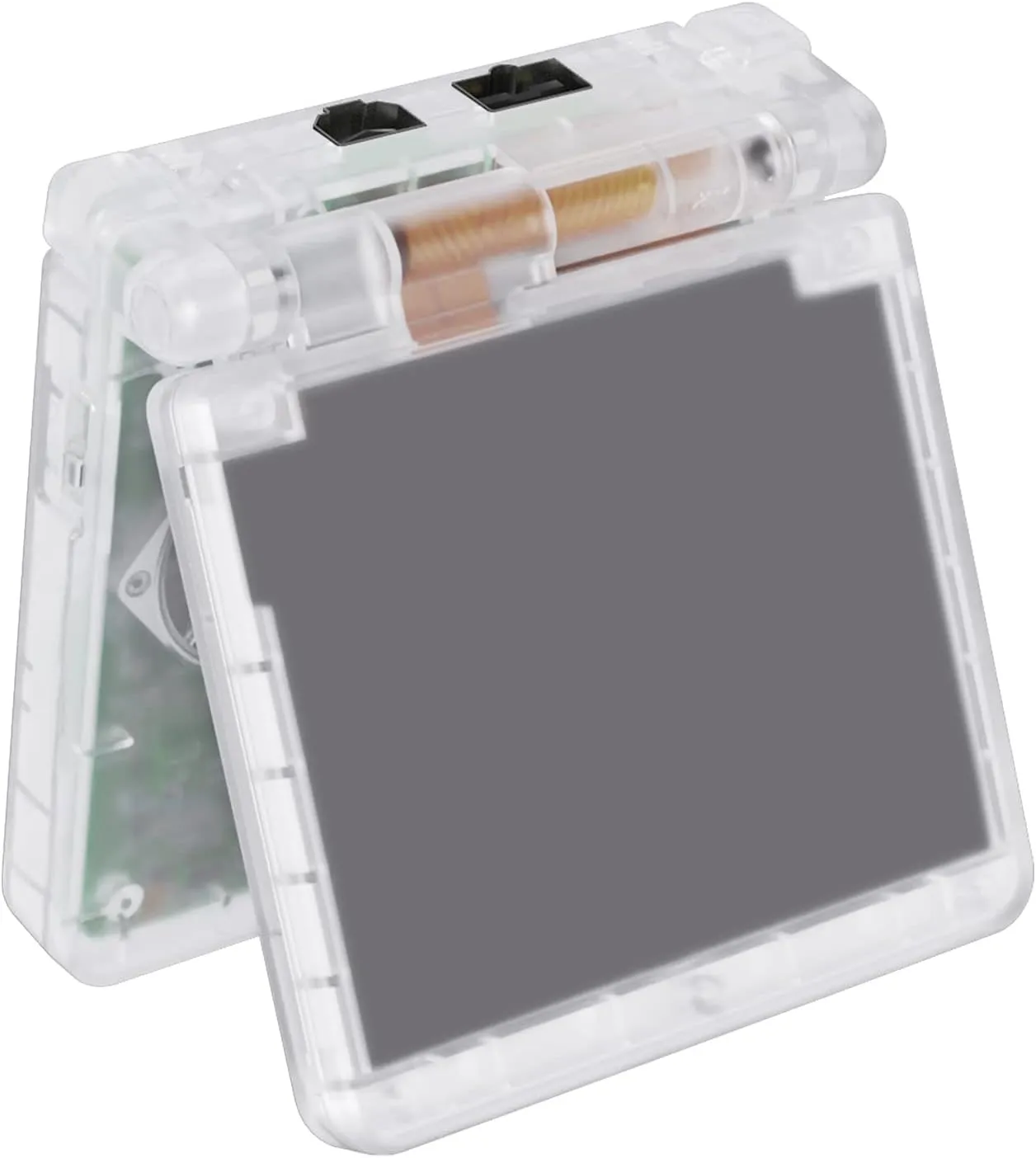 IPS Ready Upgraded eXtremeRate Glow in Dark - Green Custom Replacement Housing Shell for Gameboy Advance SP GBA SP – Compatible with Both IPS & Standard LCD – Console & Screen NOT Included