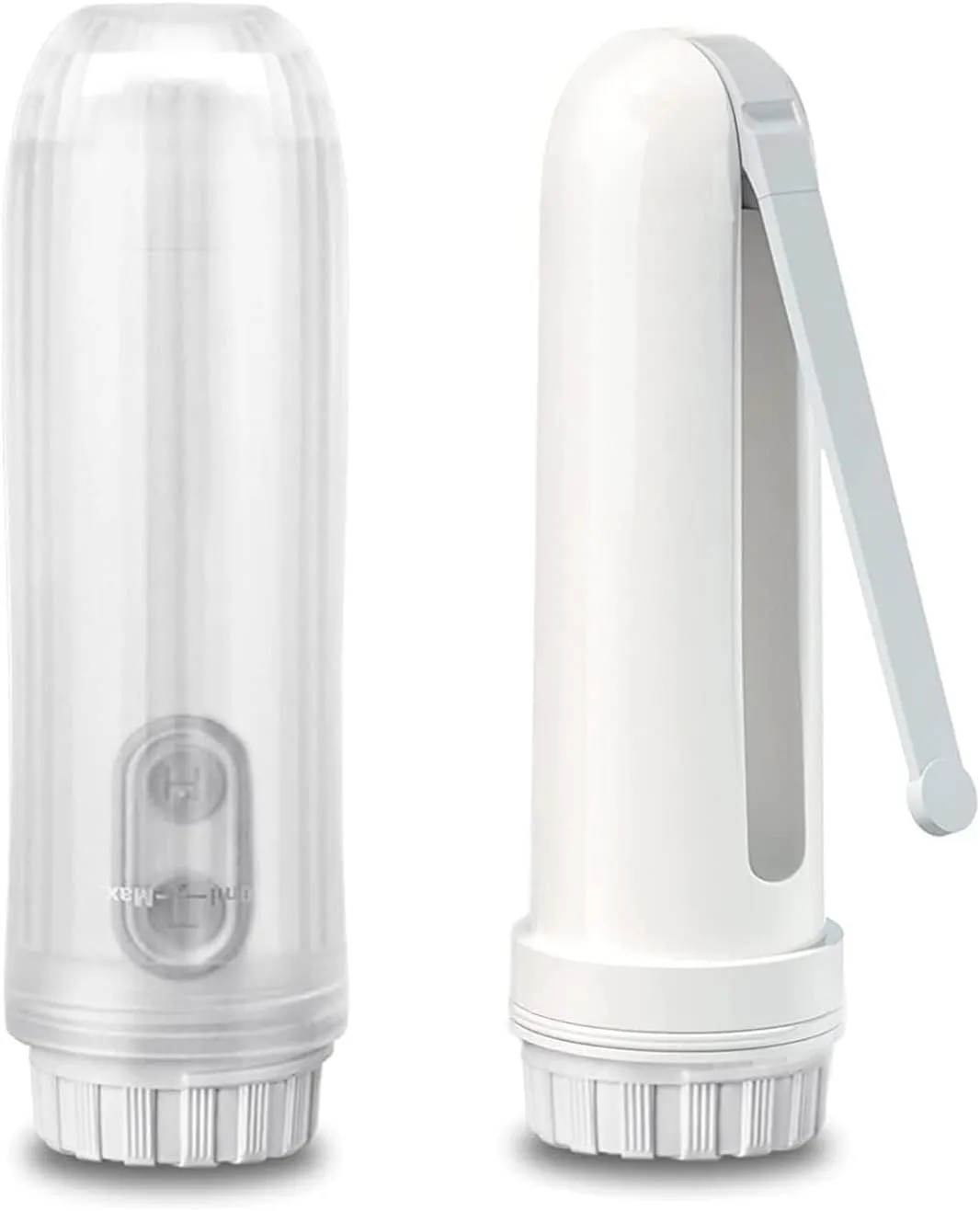 ISENXI Portable Bidet for Travel & Toilet Use - Handheld Bidet with Adjustable Nozzle, Electric Bidet, Reusable & Compact Design - Ideal for Postpartum Care, Baby, Elderly, Camping (White)