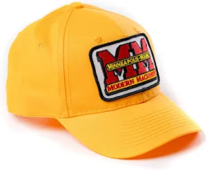 J&D Productions Minneapolis Moline Tractor Logo Hat, Solid Gold, Youth Size