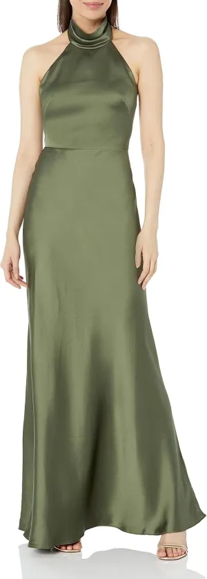 Jenny Yoo Women's Nicole Dress, Olive, 6