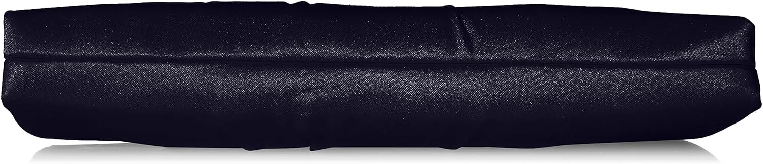 Jessica McClintock Blaire Women's Satin Frame Evening Clutch Bag Purse with Shoulder Chain Included