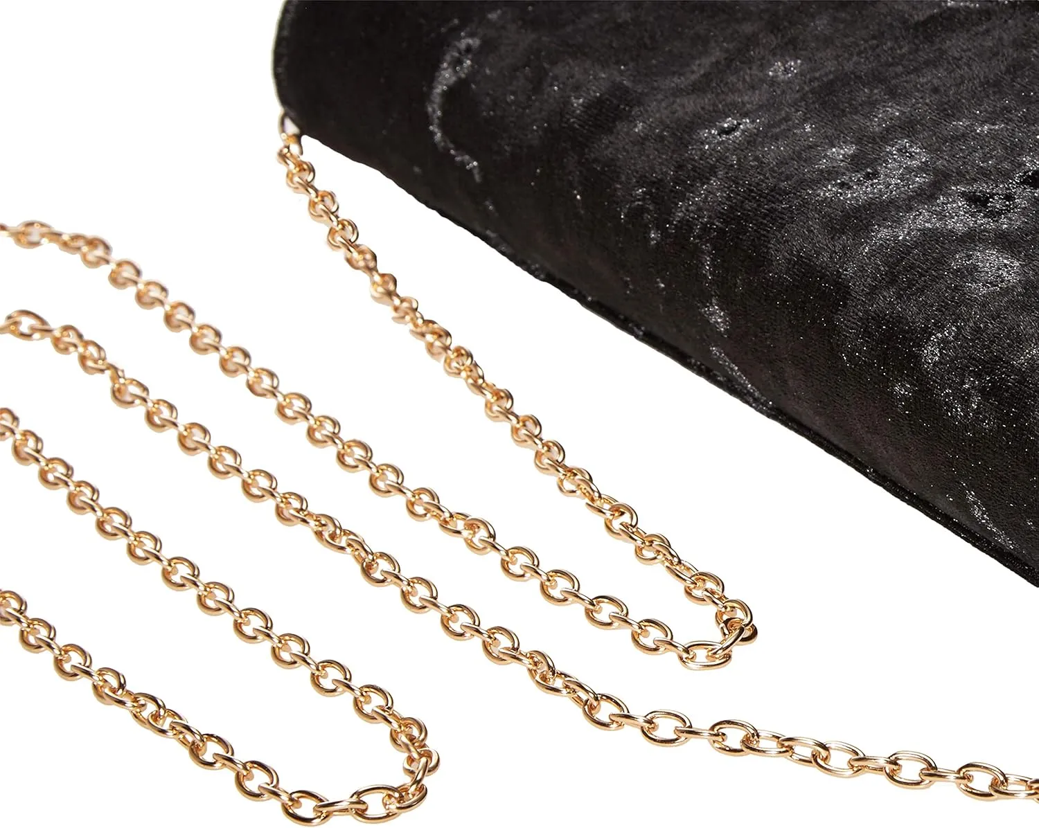 Jessica McClintock Nora Velvet Flap Clutch