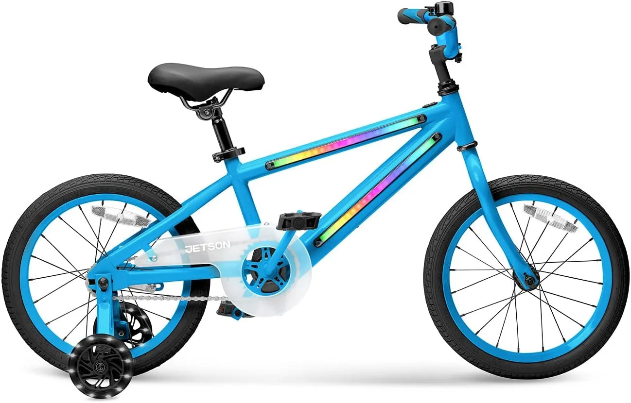 Jetson Light Rider Kids’ Light-up Unisex Bike, LED Light-up Frame, 3 Different Light Modes