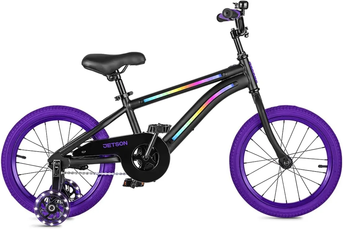 Jetson Light Rider Kids’ Light-up Unisex Bike, LED Light-up Frame, 3 Different Light Modes