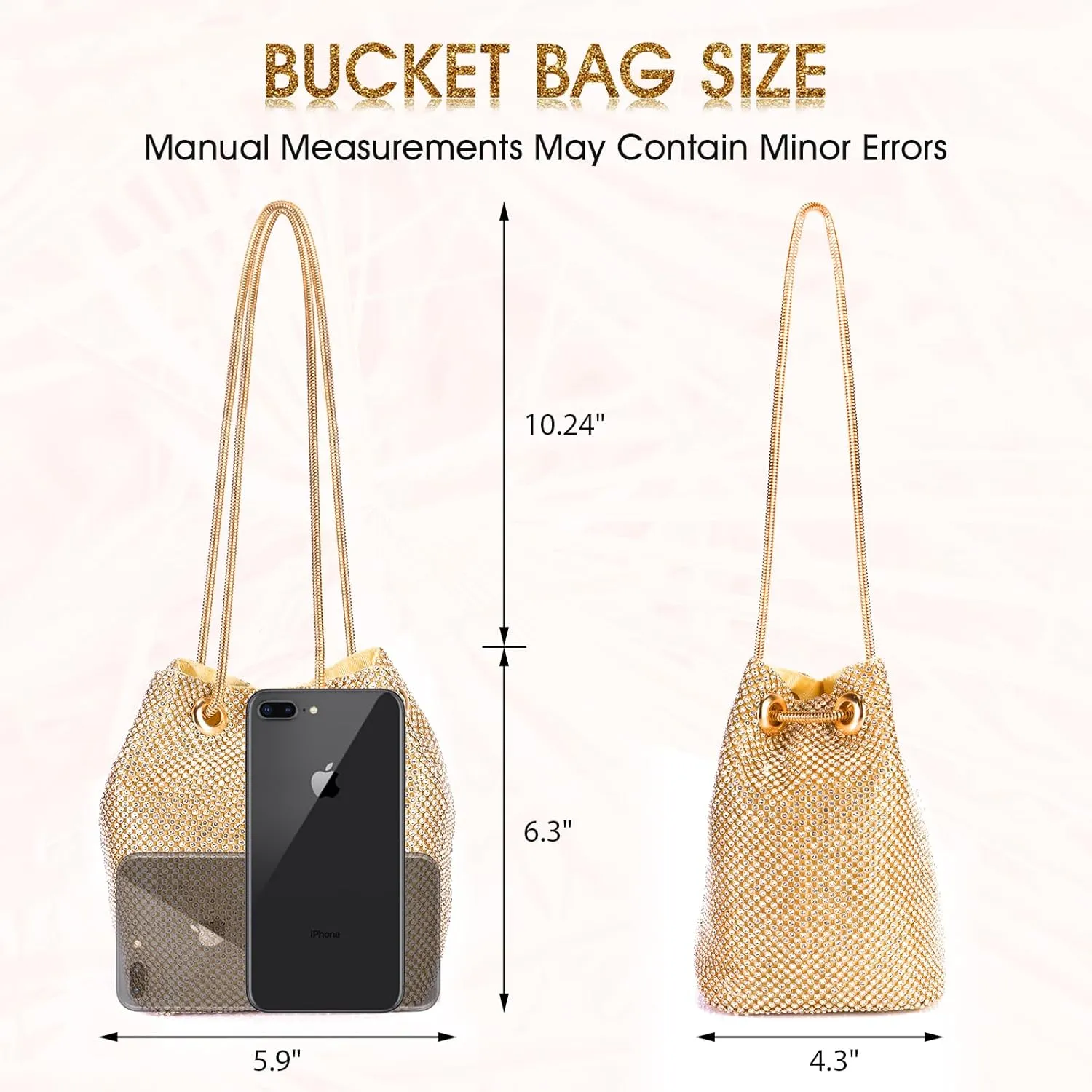 JIAN YA NA Fashion Women Bridesmaid Lady Girl Bride Evening Clutch Bag for Prom Cocktail Party Wedding Engagement