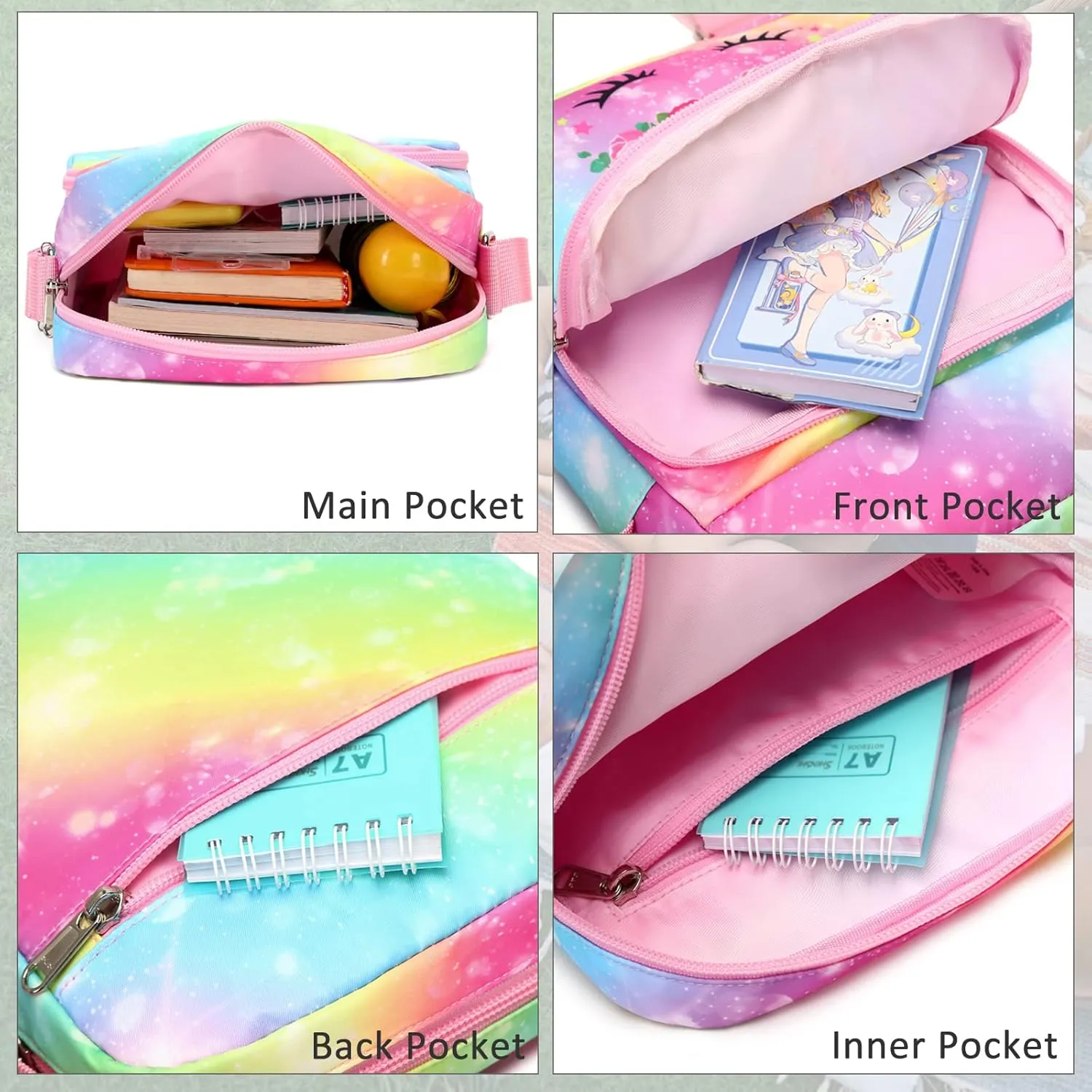 JIANYA Crossbody Purse Small Purses and Wallet Set Crossbody Messager Bag