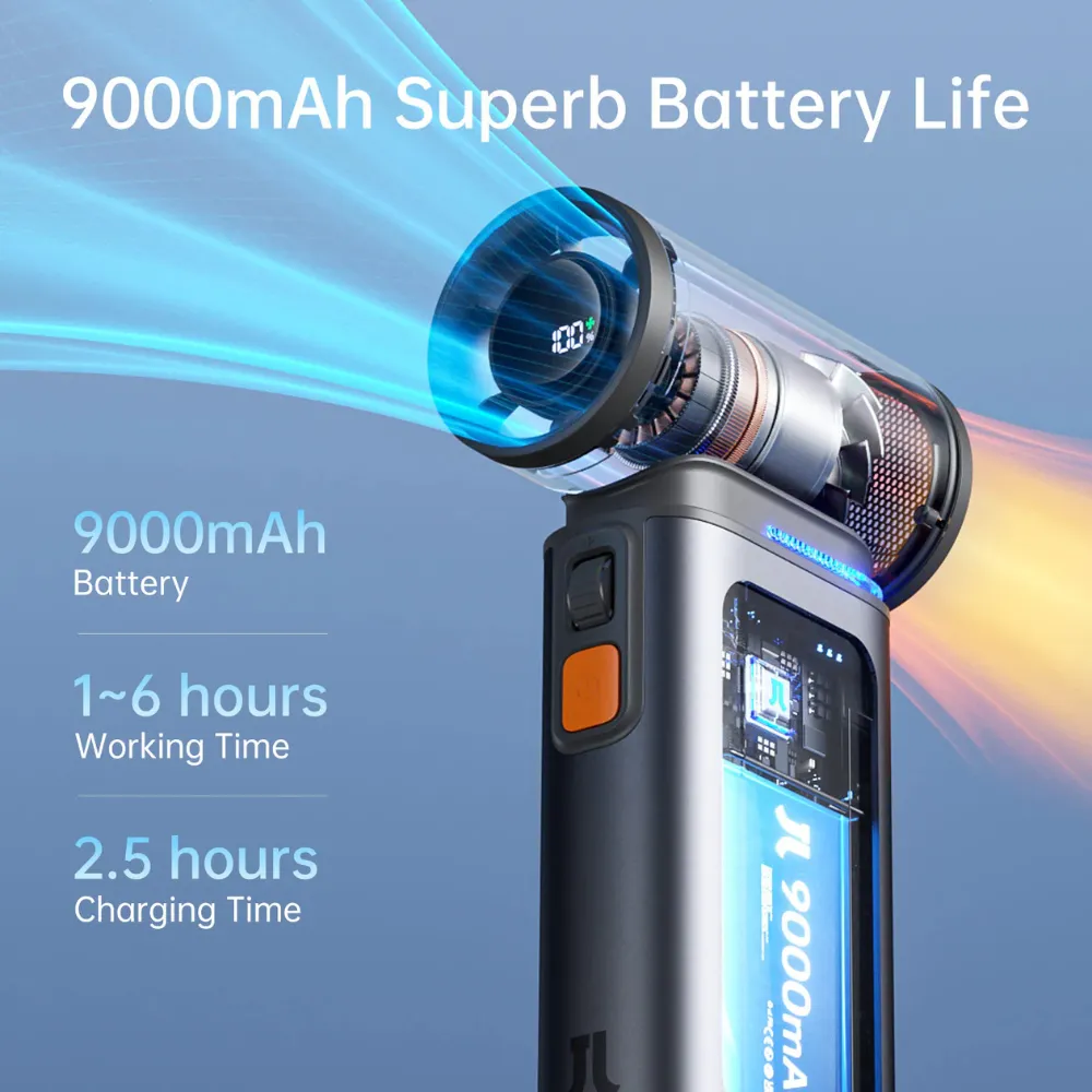 JisuLife - Handheld Fan Ultra 1 ( 9000mAh ) - Dark Grey