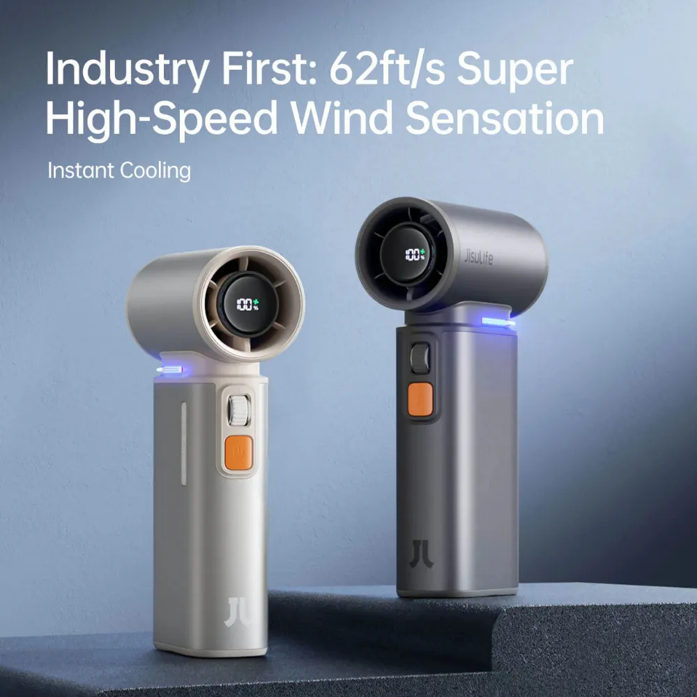 JisuLife - Handheld Fan Ultra 1 ( 9000mAh ) - Dark Grey