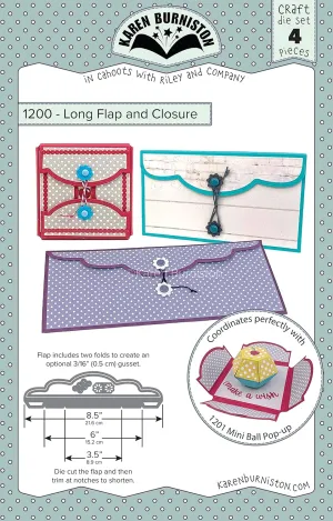 KB RILEY LLC Long Flap & Closure Karen Burniston Dies