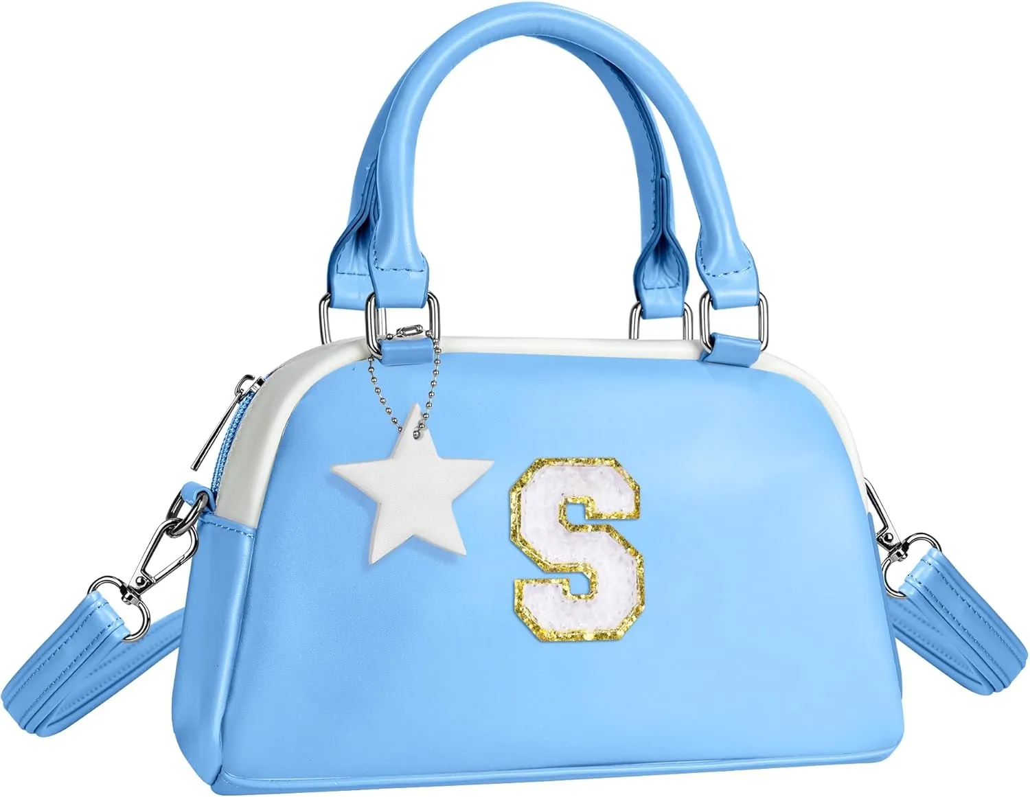 Kids Purse Handle Bag Crossbody Bag, Makeup bag Girls Gifts, Birthday gifts for 4 5 6 7 8 9 10 11 12 Year Old Girl Toddler, Handbag-blue-S