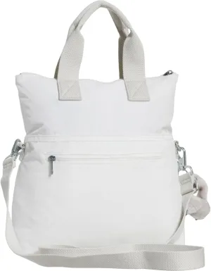 Kipling womens Eleva Crossbody Bag, Alabaster Tonal, 12.25 L X 13 H X 4.75 D US