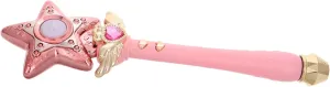 Kisangel Light Up Wand for LED Princess Costume Accessory for Parties Halloween and Dress Up Events Safe Design Motif