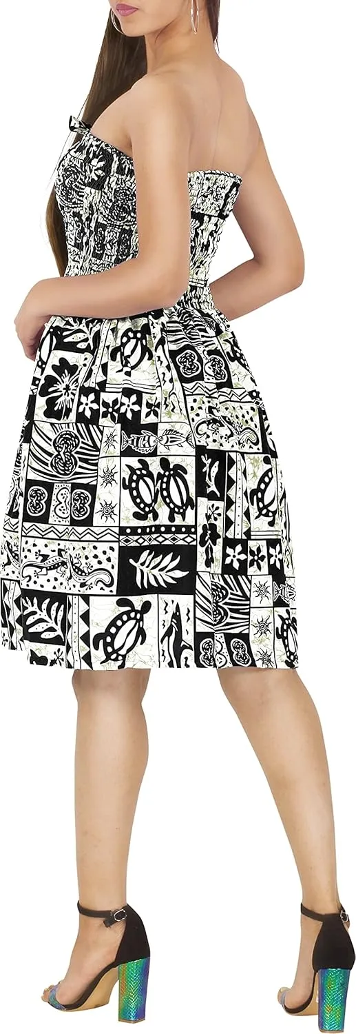 LA LEELA Women's Tube Dress Evening Dress Top