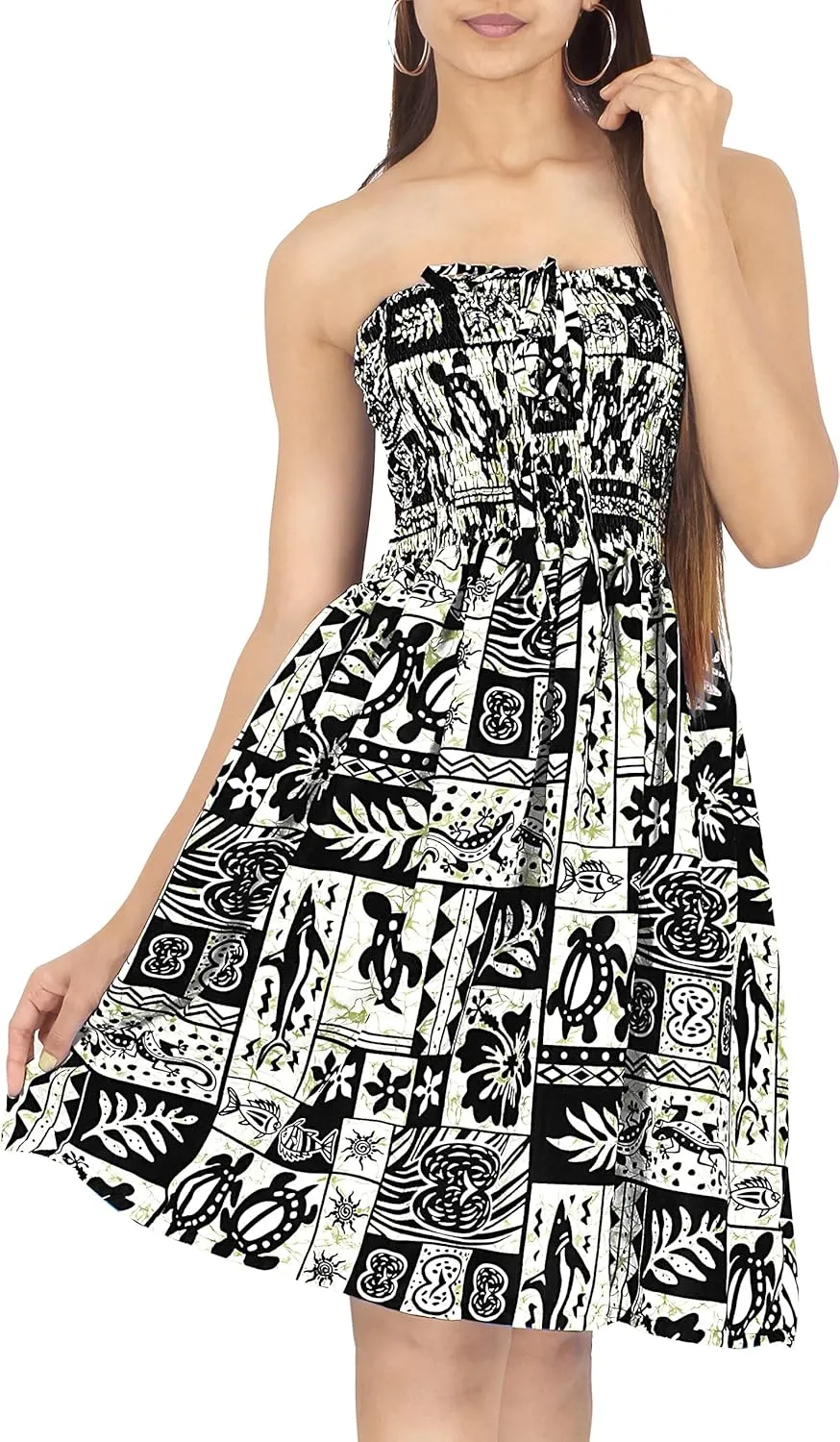 LA LEELA Women's Tube Dress Evening Dress Top