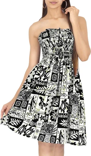 LA LEELA Women's Tube Dress Evening Dress Top
