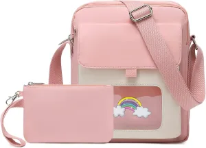 Lanola Lightweight Small Messenger Shoulder Bag,Crossbody Bag Purse for Girls Gift for Preteen/Teen Little Kids