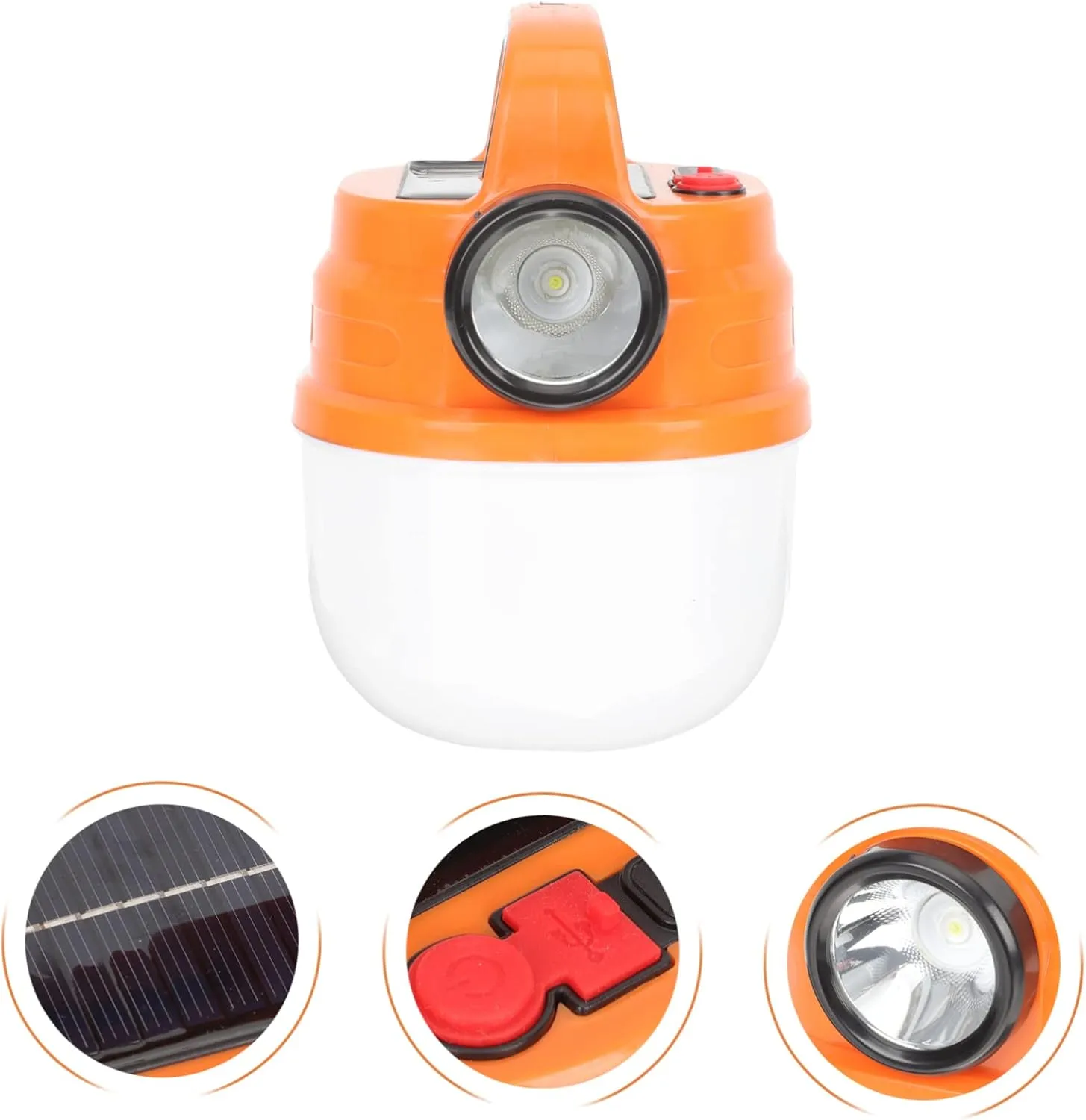 Lar Camping Light Rechargeable Tent Lamp Portable Emergency Light Hooks for Camping Tent Outdoor Activities