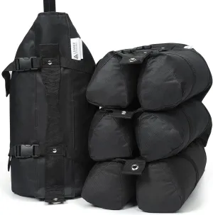 Leader Accessories Heavy Duty Sand Bags for Canopy Tent, Canopy Weights Bags Set of 4, Huge Capacity SandBags for Sun Shelter Canopy Legs