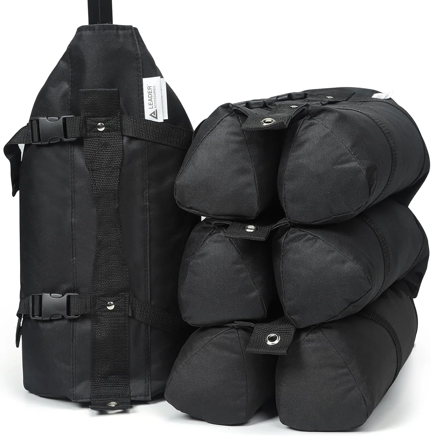 Leader Accessories Heavy Duty Sand Bags for Canopy Tent, Canopy Weights Bags Set of 4, Huge Capacity SandBags for Sun Shelter Canopy Legs