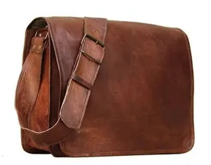 Leather Bags Vintage Handmade Leather Messenger Bag for Laptop Briefcase Satchel Bag Soft Leather VH