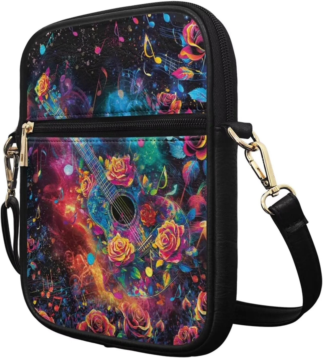 Leather Messenger Bag for Men & Women Sling Bag Satchel Purses Versatile Crossbody Bags for Commuters & Travelers