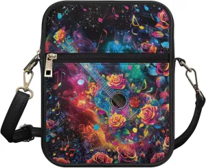 Leather Messenger Bag for Men & Women Sling Bag Satchel Purses Versatile Crossbody Bags for Commuters & Travelers