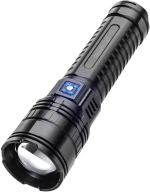 LED Flashlight, Bright 3000 Lumens Tactical Flashlights with 5 Modes, Focus Zoomable Flash Light for Outdoor, Gifts Birthday Men Women Adults