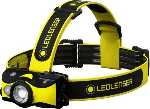 Ledlenser, iH9R High Power LED Professional Headlamp, Rechargeable or AA Alkaline Batteries, Multicolor LED, Red/Green/Blue Functions, 600 Lumens