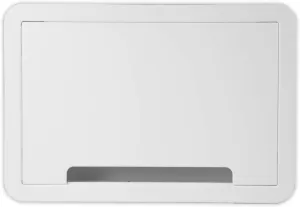 Legrand 9 Inch In-Wall Enclosure for TVs and Media Devices - Dual Purpose Electrical and Storage Box, White, Recessed Mount