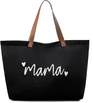 LEMEDE 30L Zip Grocery Bag - Wide Handheld to Reduce Shoulder Pressure,Personalized Minimalist Style Tote Bag,Gift for Women