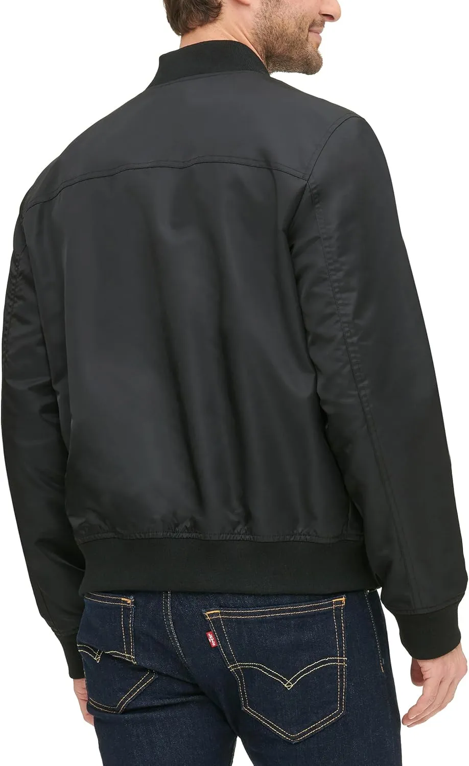 Levi's Men's Flight Satin Unfilled MA-1 Bomber Jacket