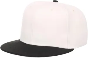 Lids Blank Premium Full Court w/Colored Under Visor Fitted Cap