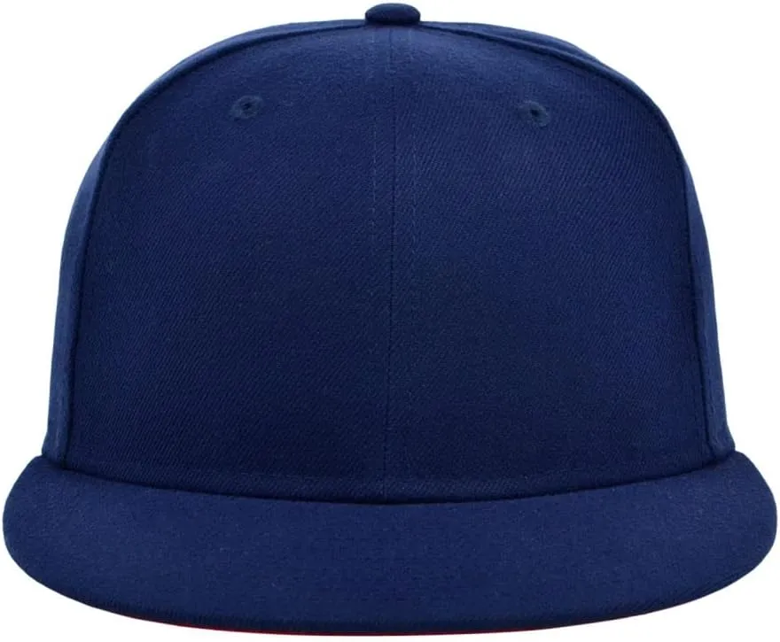 Lids Blank Premium Full Court w/Colored Under Visor Fitted Cap