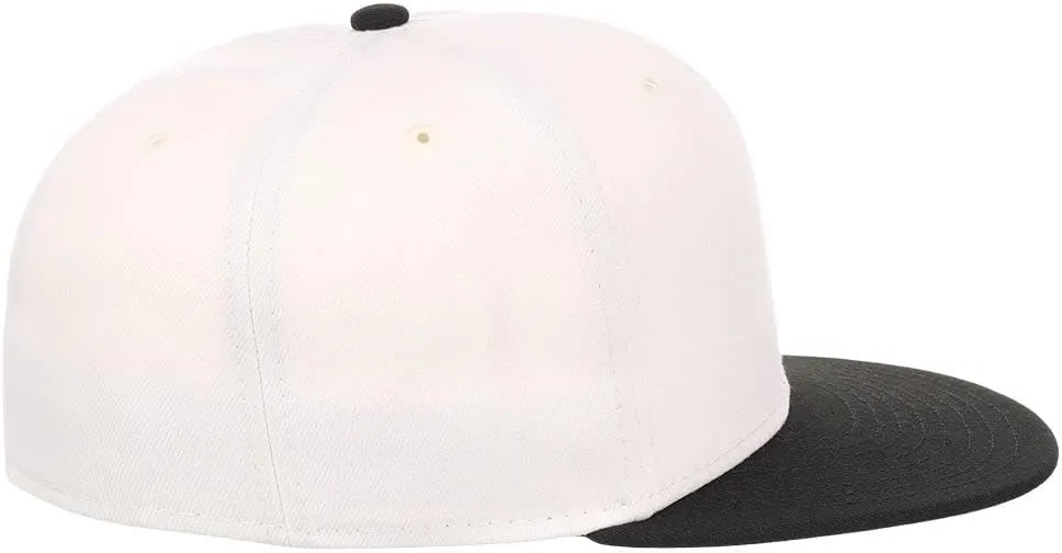 Lids Blank Premium Full Court w/Colored Under Visor Fitted Cap