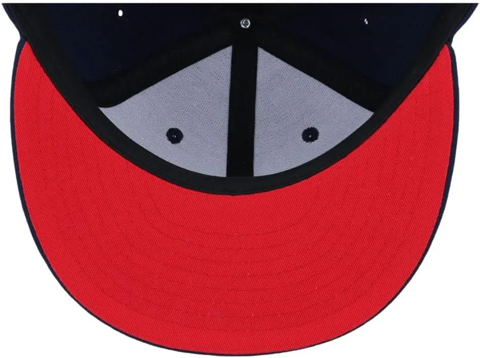 Lids Blank Premium Full Court w/Colored Under Visor Fitted Cap