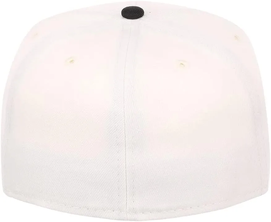 Lids Blank Premium Full Court w/Colored Under Visor Fitted Cap