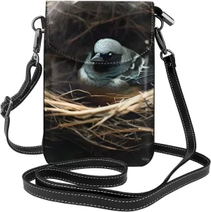 Little Bird Nest Women'S Crossbody Bag, Zipper Phone Wallet, &Cute Purse, Shoulder Bag, Detachable Shoulder Strap