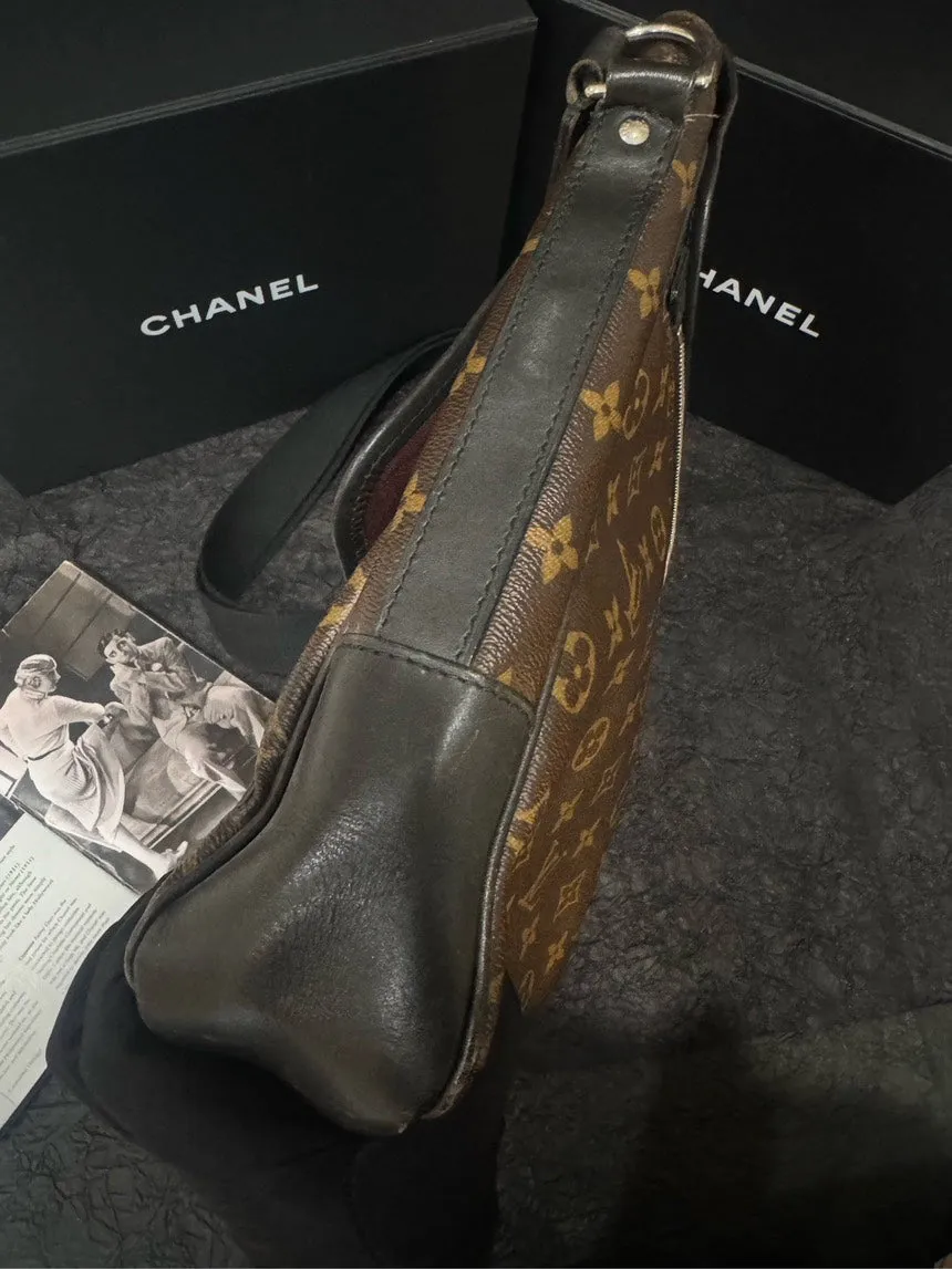 LOUIS VUITTON Classic Vintage Monogram Brown Crossbody Messenger Bag