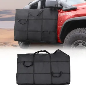 Mabett Front Door Storage Bag for Ford Bronco 2024 2023 2022 2021, Portable Hard Door Protector fit Bronco Accessories 4-Door, High Protection (ONLY 1PC)