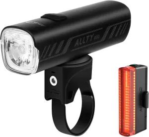 Magicshine Bike Light ALLTY 800, Tail Light SEEMEE 50 V2.0 Rear Bike Light, USB Type-C Rechargeable, IPX7 Waterproof LED Bike Light for Road, Urban Cyclists