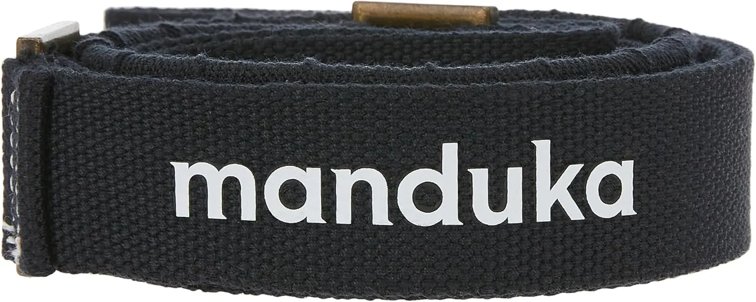 Manduka Yoga Commuter Mat Carrier - Eco-Friendly Cotton, Easy to Carry, Hands-Free, For All Mat Sizes, 68" x 1.5"