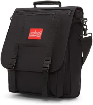 Manhattan Portage Commuter Laptop Bag Stylish Messenger Bag for Men & Women Durable Cordura Fits Up to 17" Laptop Ideal for Work College Travel (Black)