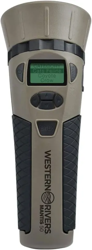 Mantis 50 Compact Easy-to-Use Handheld Electronic Game Call - Predator Hunting Accessory,Tan