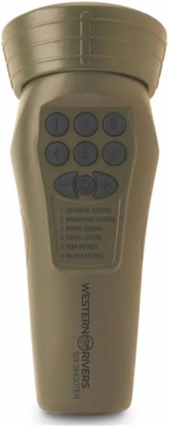 Mantis Six Shooter Compact Easy-to-Use Electronic Game Call - Predator Hunting Accessory,Dark green
