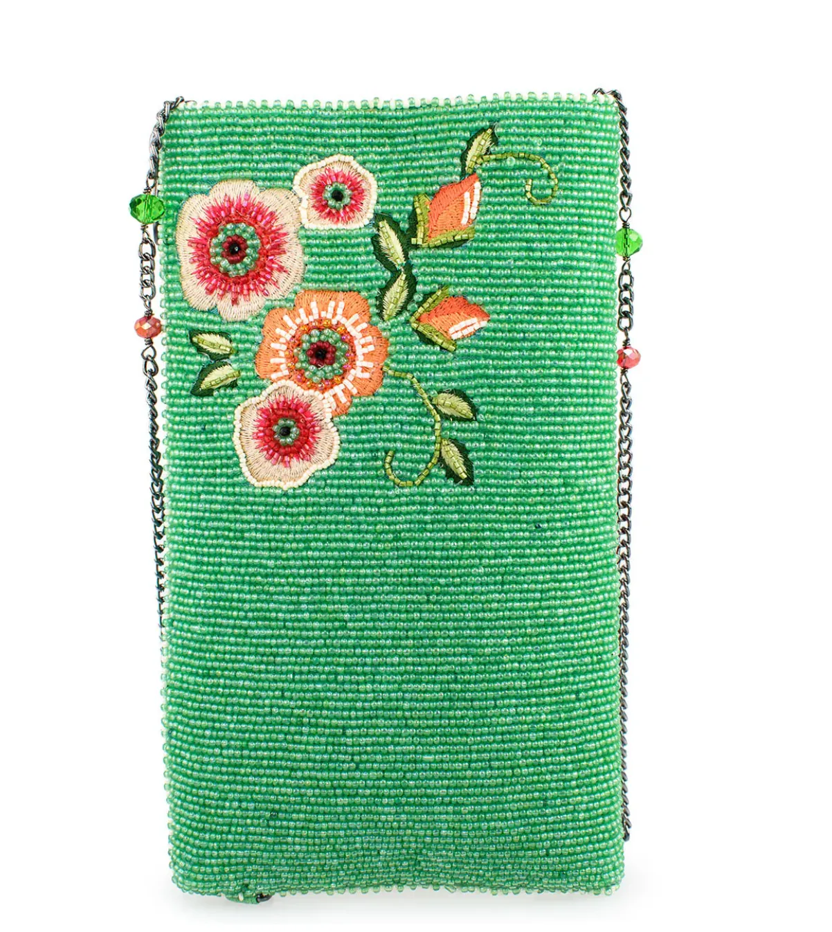 Mary Frances Poppy Field Crossbody Phone Bag