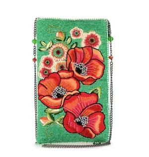 Mary Frances Poppy Field Crossbody Phone Bag