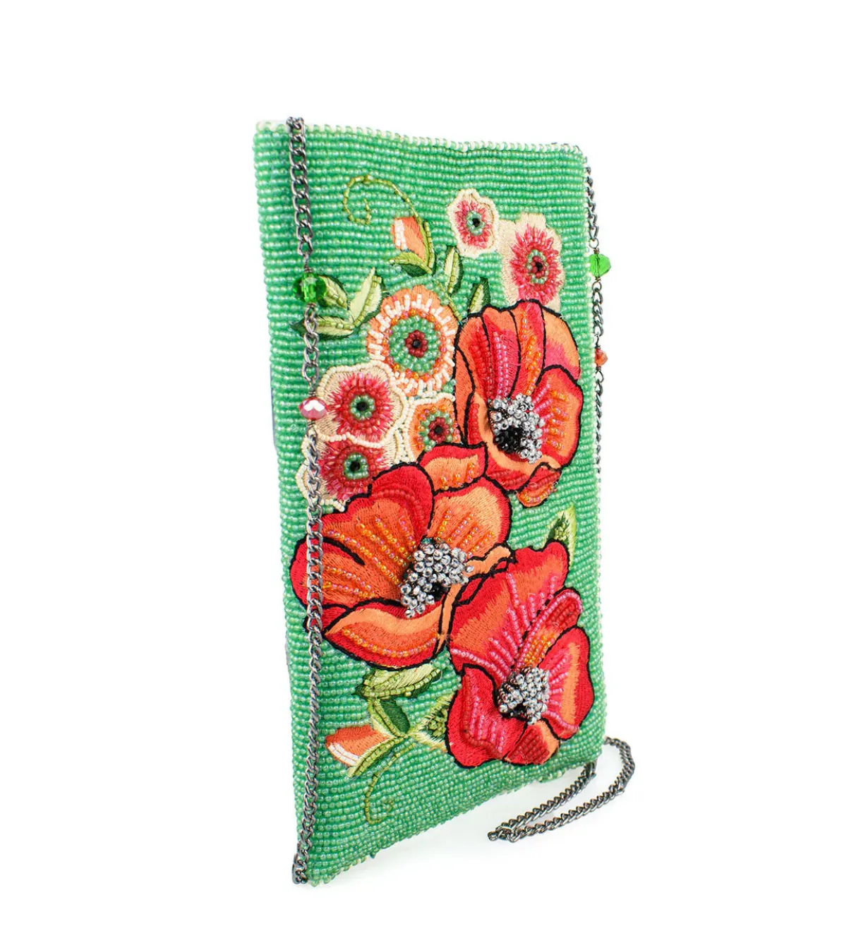 Mary Frances Poppy Field Crossbody Phone Bag